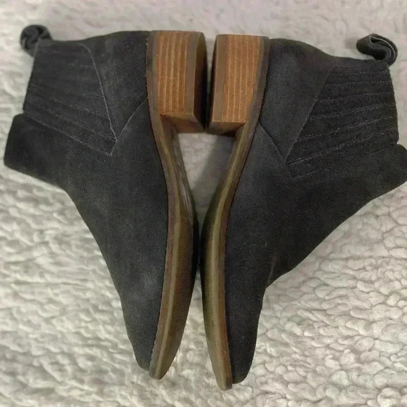 Dolce Vita Terra Charcoal Grey Suede Ankle Boots Size 6 - Picture 7 of 11